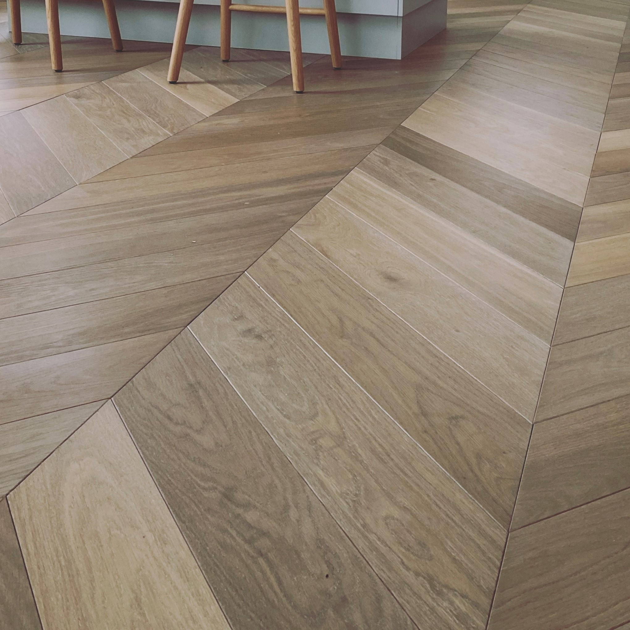 Chevron pattern floors in Canada